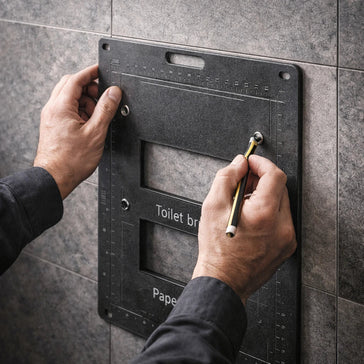 Kodėl montavimo šablonai yra būtini paslėptiems WC ir vonios sprendimams?