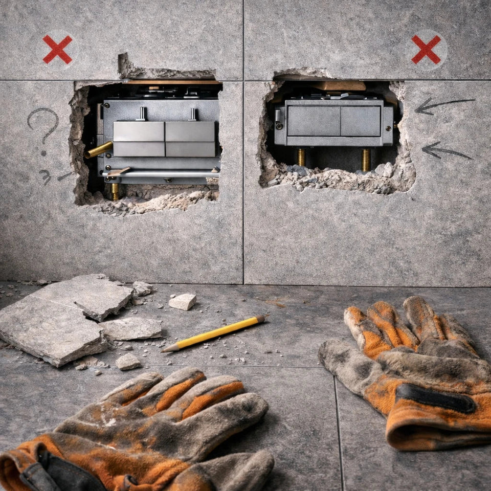 Dažniausios klaidos montuojant paslėptus WC ir vonios sprendimus