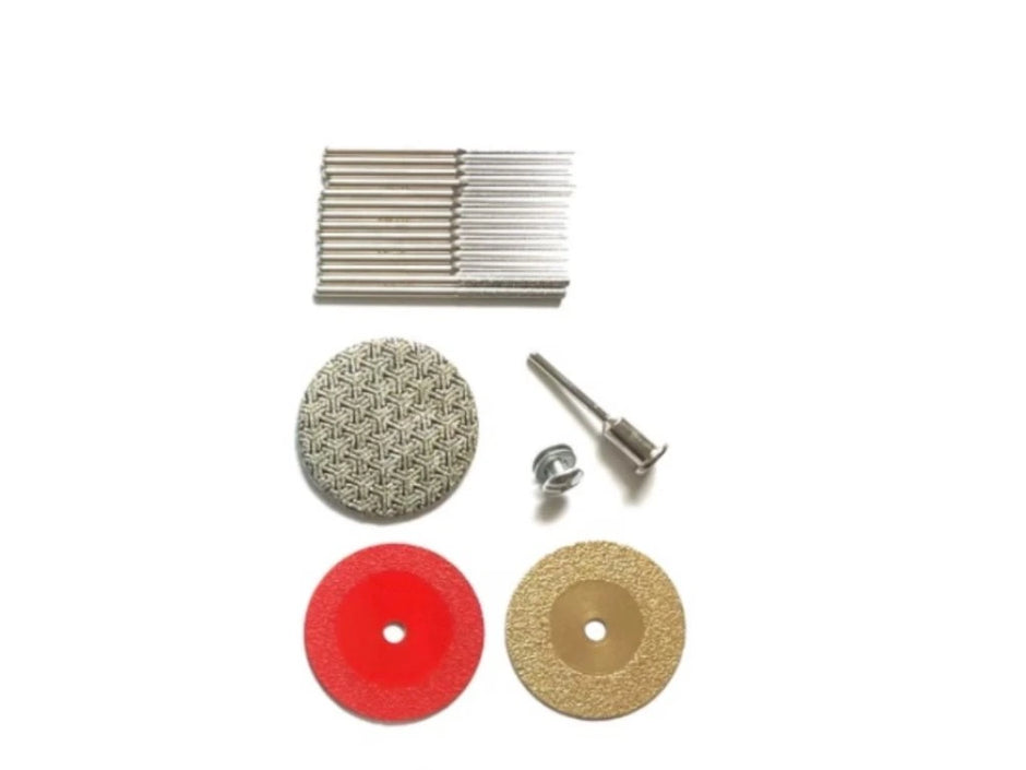 Pilnas Universalus Paslėpto WC Nuleidimo Mygtuko Komplektas EasyToTile – Round Edge (3-in-1 Išpjova)