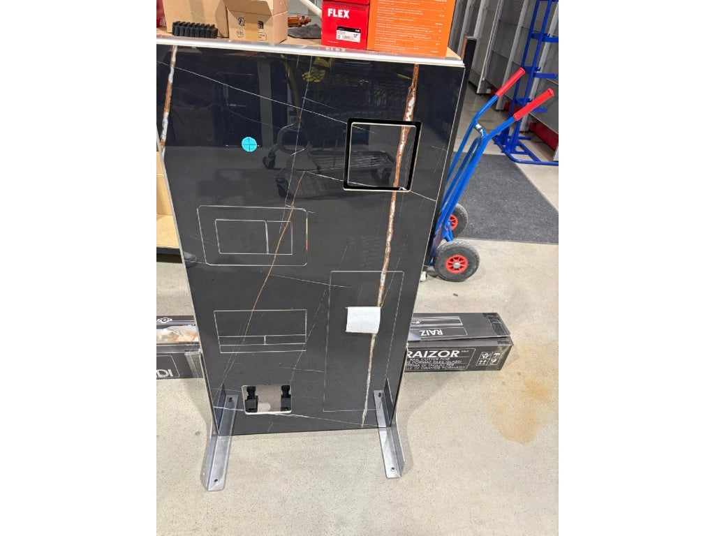 Integruotas WC Modulis EasyToTile – Šepetys + Tualetinis Popierius (Kairinis / Dešininis Atidarymas)