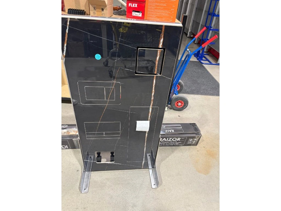 Integruotas WC Modulis EasyToTile – Šepetys + Tualetinis Popierius (Kairinis / Dešininis Atidarymas)