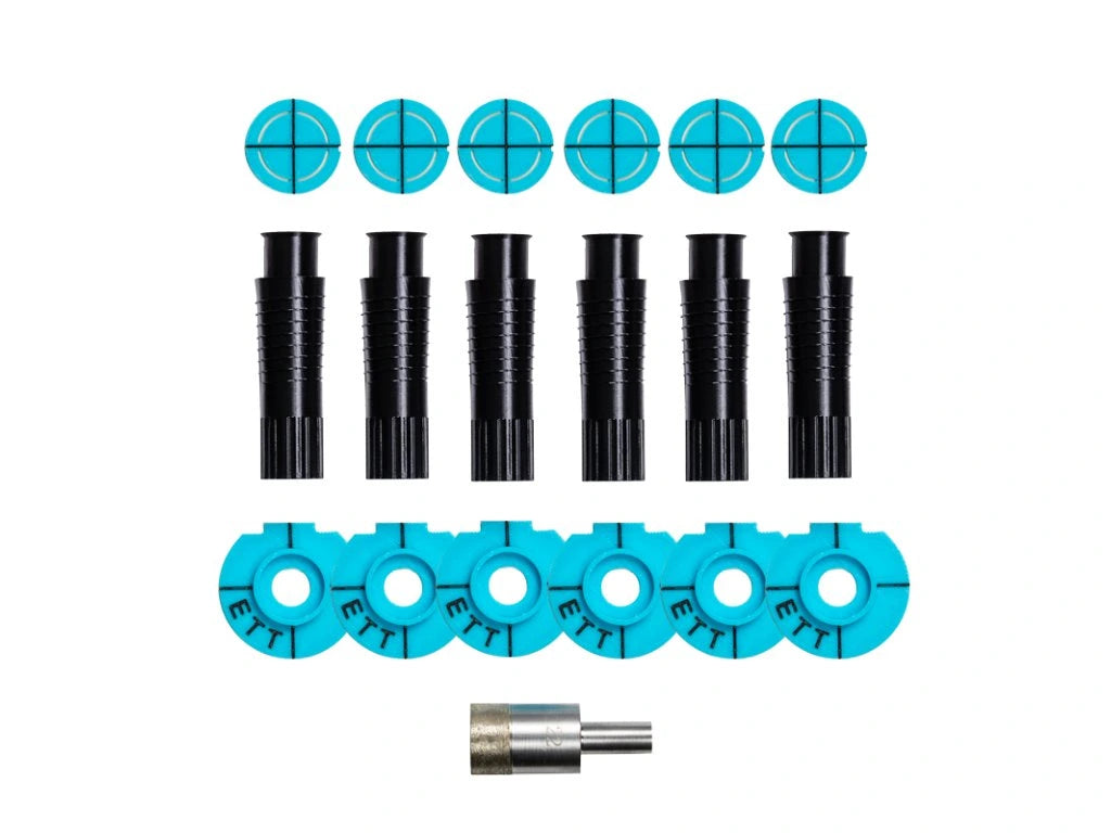 Integruoti Rankšluosčių Laikikliai EasyToTile (2–6 vnt.)