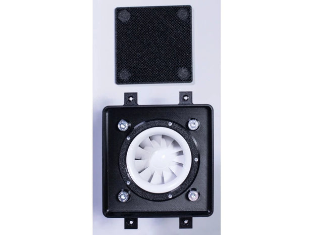 Paslėpta Ventiliatoriaus Sistema EasyToTile Full Set 100 mm (su ventiliatoriumi)