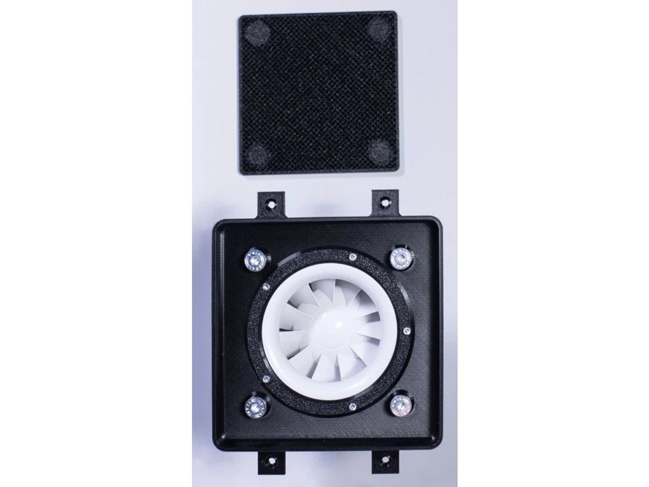 Paslėpta Ventiliatoriaus Sistema EasyToTile Full Set 125 mm (su ventiliatoriumi)