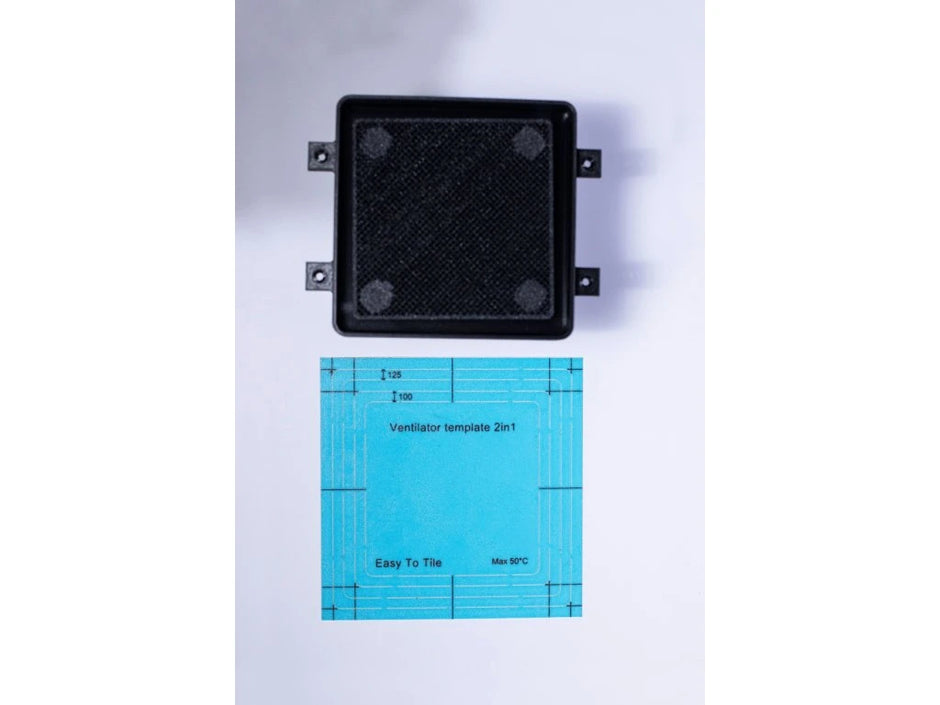 Paslėpta Ventiliatoriaus Sistema EasyToTile 125 mm