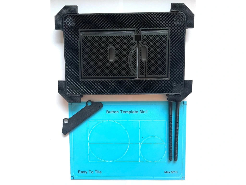 Integruotas Magnetinis WC Nuleidimo Mygtukas EasyToTile – Geberit Delta (3-in-1 Išpjova)